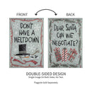 12x18 in Don't Have a Meltdown Suede Garden Flag - The Flag Lady