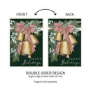 12x18 in Golden Bells Applique Garden Flag - The Flag Lady