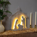 16 in Nativity Scene LED Wood Table Decor - The Flag Lady