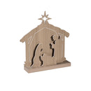 16 in Nativity Scene LED Wood Table Decor - The Flag Lady
