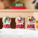 2.5 in Joyful Traditions Resin Water Globe - The Flag Lady