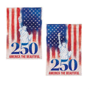 250th Anniversary America The Beautiful Moire Garden Flag - The Flag Lady