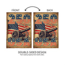250th Anniversary Cannons Burlap Garden Flag - The Flag Lady