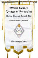 28x48 in Sewn Council of Princes Single Sided Banner - Scott Daily - The Flag Lady