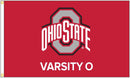 3x5 ft Red Varsity O Flag - The Flag Lady