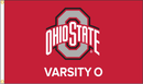 3x5 ft Red Varsity O Flag - The Flag Lady