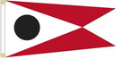 3x6 ft Custom Burgee - Winthrop Conrad - The Flag Lady
