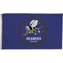 5x8 ft Navy Seabees Flag - The Flag Lady
