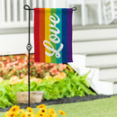 All Love Suede Garden Flag - The Flag Lady