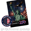 America 250 Flag Statue of Liberty - The Flag Lady