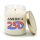 America 250 Premium 9 oz Jar Candle - Officially Licensed - The Flag Lady