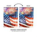American Classic Fireworks Lustre House Flag - The Flag Lady