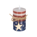 American Classic LED Table Decor Wax Candle Patriotic - The Flag Lady