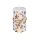 American Classic LED Table Decor Wax Candle Patriotic - The Flag Lady