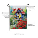 Americana Songbirds Garden Suede Garden Flag - The Flag Lady
