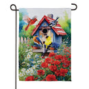 Americana Songbirds Garden Suede Garden Flag - The Flag Lady