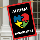 Autism Awareness Banner Flag 28 x 40 inch Causes - The Flag Lady