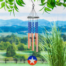 Avria Wind Chime, Printed Wind Chime, Americana, 27" H - The Flag Lady