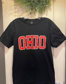 Black Softstyle 'OHIO" Tee Shirt - The Flag Lady