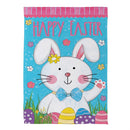 Bowtie Bunny Suede House Flag - The Flag Lady