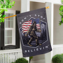 Don't Stop Believin' House Flag - The Flag Lady