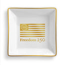 Freedom 250 Gold Flag Trinket Tray - Officially Licensed - The Flag Lady