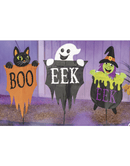 Halloween Fabric stake - Ghost - The Flag Lady