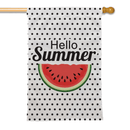Hello Summer Watermelon Flags - The Flag Lady