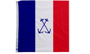 Honor Flag of the Chief of Staff of the French Navy - The Flag Lady