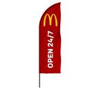 McDonald's "Open 24/7" Feather - The Flag Lady