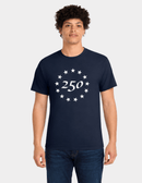 Men's Betsy Ross 250 T-Shirt - Navy - The Flag Lady