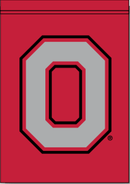 Ohio State Outlined Block O Banners - The Flag Lady