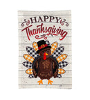 Pilgrim Turkey Burlap Garden Flag - The Flag Lady