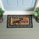 Red White & Bloom Flocked Coir Sassafras Switch Mat, "250 USA", 22"x10" - The Flag Lady