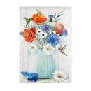 RWB Bouquet Suede House Flag - The Flag Lady