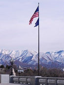 Sentry II Series Internal Reinforced w/ Cam Cleat Flagpoles - The Flag Lady