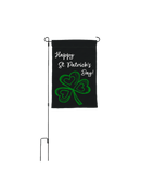 St. Patrick's Day Heart Clover Garden Flag - The Flag Lady
