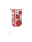 Strawberry Welcome Flags - The Flag Lady