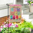 Summer Popsicle Burlap Garden Flag - The Flag Lady