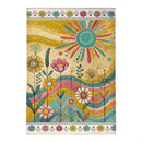 Sunny Field Burlap Garden Flag - The Flag Lady