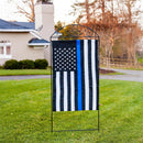 Thin Blue Line House Applique Flag - The Flag Lady