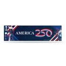 USA America 250 3" X 12" Bumper Sticker - The Flag Lady