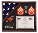 Veteran Capital Flag and Display Case - The Flag Lady