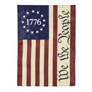 We The People Applique Garden Flag - The Flag Lady