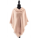 Wrapped in Love Scarf - Plaid, Grey, Blush - The Flag Lady
